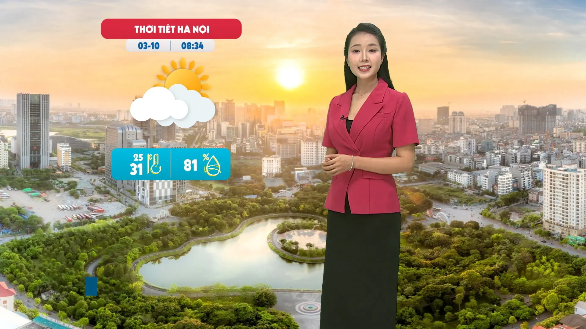 Dự báo thời tiết trưa | 03/10/2025